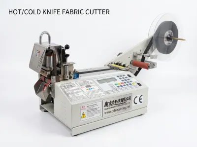 Coupe-Tissu Automatique à Couteau Chaud/Froid WPM-990T - Machine de découpe de ruban