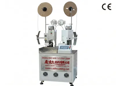 Machine Automatique de Coupe, Dénudage et Sertissage Double Extrémité - Wire Cut Strip Crimp Machine