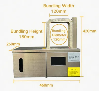 Machine d'emballage à ruban OPP pour bobines de câble JW-1216 Thumb