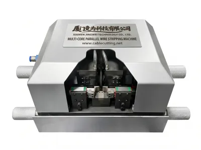 Machine à dénuder fils parallèles multicœurs WPM-012 - Machine semi-automatique à brosser les fils