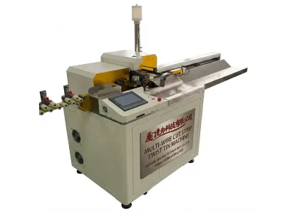 Machine Multifilaire Coupe Dénudage Torsion Étamage Automatique WPM-SZ-02 - Machine de coupe et dénudage de fils