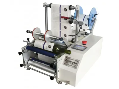 Étiqueteuse Automatique Bouteilles Rondes Ø15-150mm WPM-7160 - Machine d étiquetage de câbles