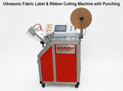 Coupe-Ruban à Ultrasons avec Poinçonnage WPM-UL - Machine de découpe de ruban