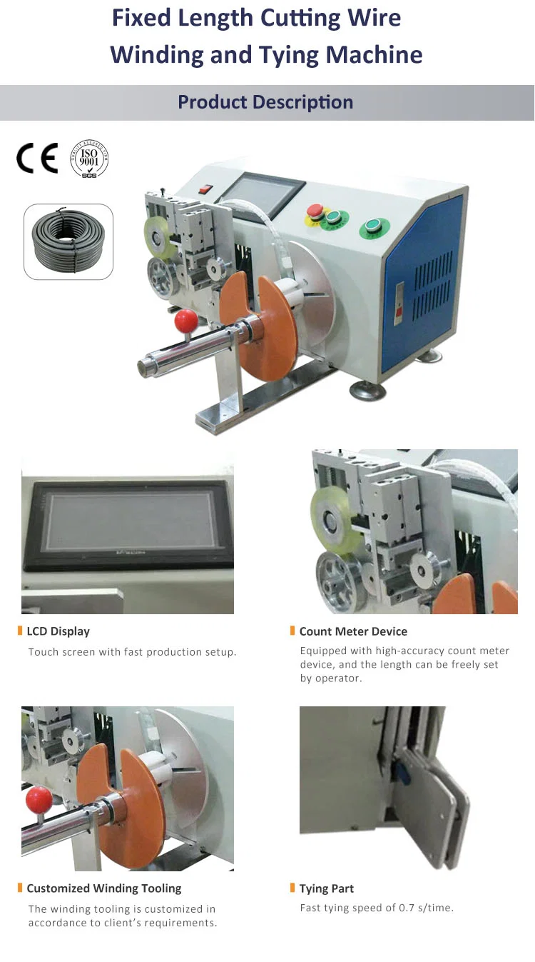 Bobinage de fil, machine d’enroulement et de reliure de câble