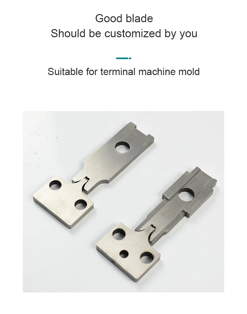 Lame de machine terminale, divers types de machine-outil de sertissage de terminal automatique, lame de matrice OTP muette