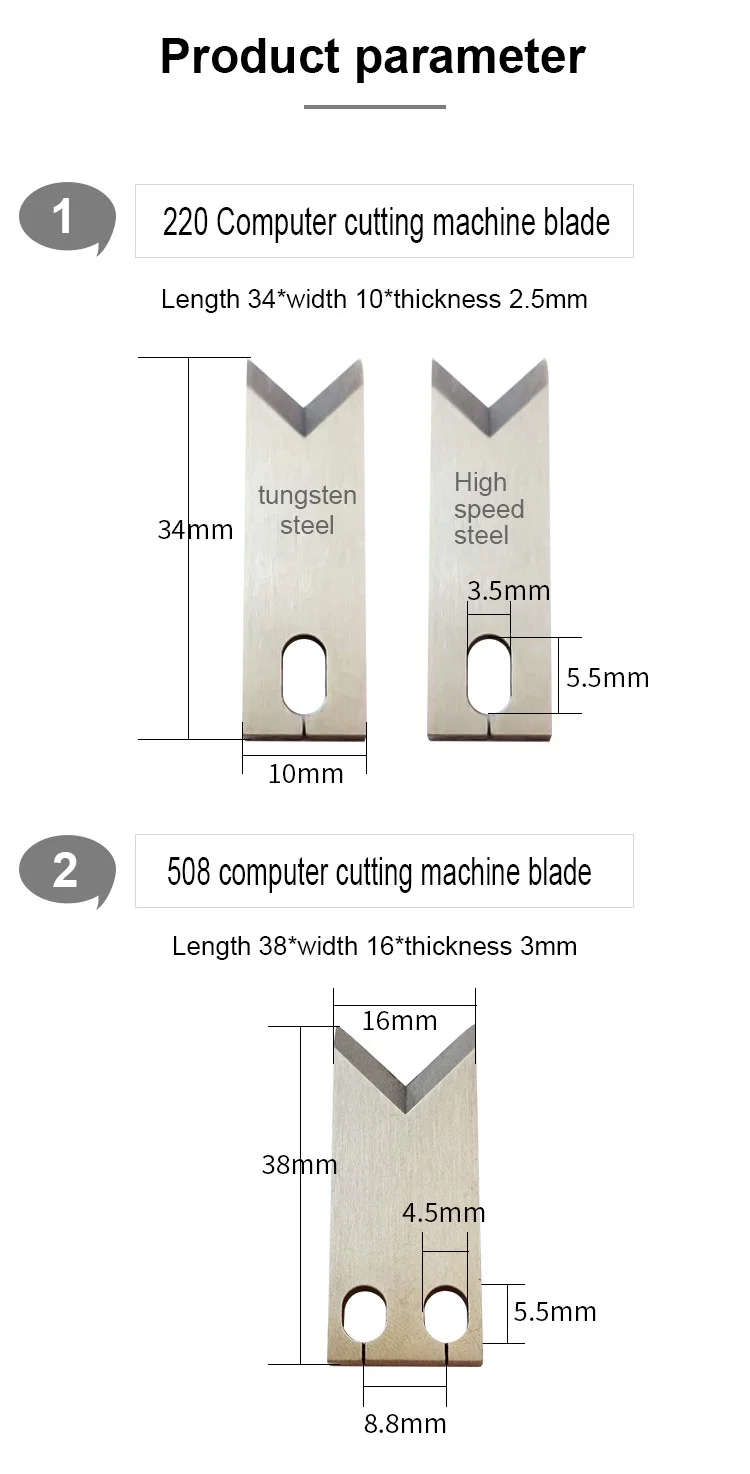 Precision Blade for wire stripping machine cable cutting machine, Otp Blade, Stripper Blade, Wire Cutting Machine Blade Lame de précision pour machine à dénuder les fils, machine à couper les câbles, lame OTP, lame de dénudeur, lame de machine à couper les fils