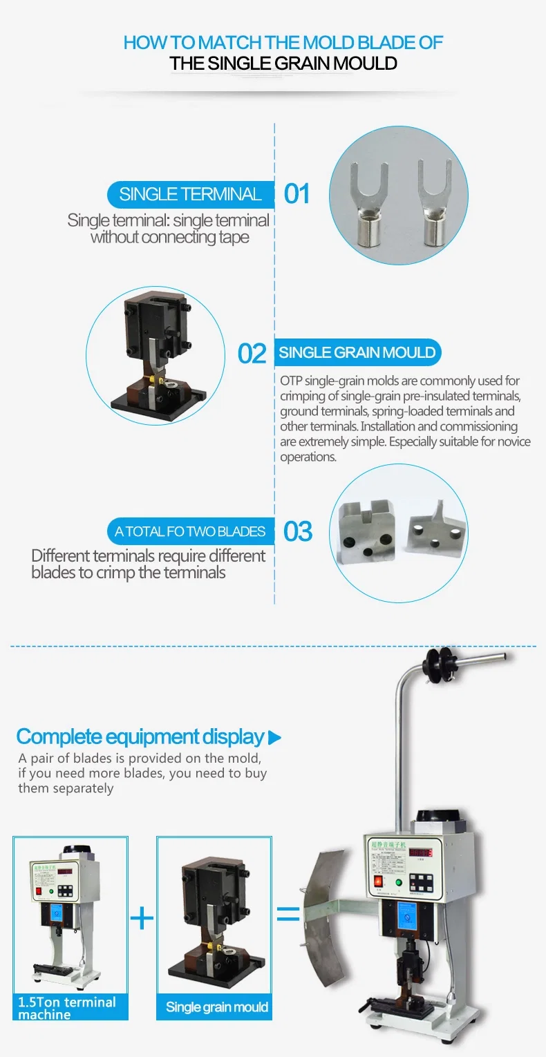 Terminal Crimping Machine, Hydraulic Press Mouldings, Stamping Parts U Die