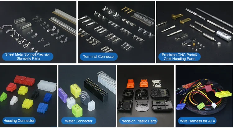 Connecteur de borne à souder PCB, connecteur de borne mâle en laiton, connecteur de borne d’estampage de précision OEM 