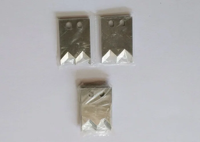 lame en acier blanc, lame en acier au tungstène, lame à rainure plate, pour machine à dénuder Lame en acier au tungstène
