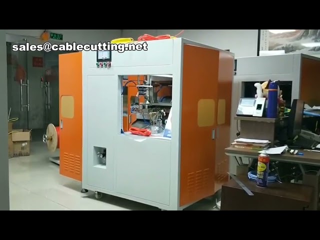 Machine automatique de ligaturage et de coupe de câbles | Liage et découpe industriels