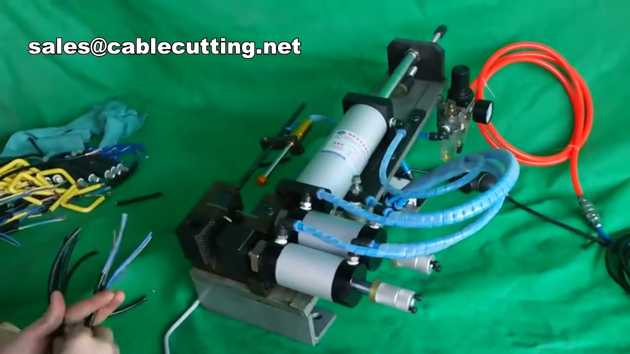 Machine à dénuder pneumatique JG-310 pour fil de cuivre - Dénudeur de câbles électriques