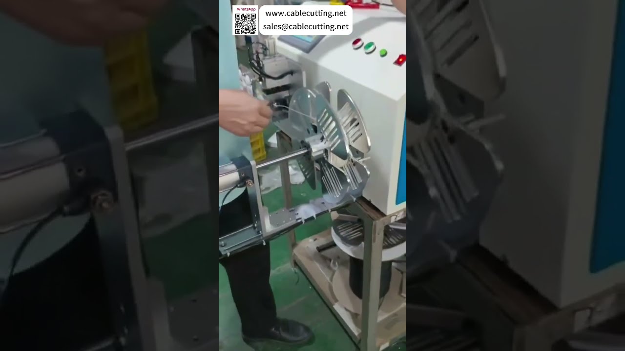 Machine de découpe et d'agençage automatique de câbles ruban avec compteur de mètres – Optimisez votre rendement
