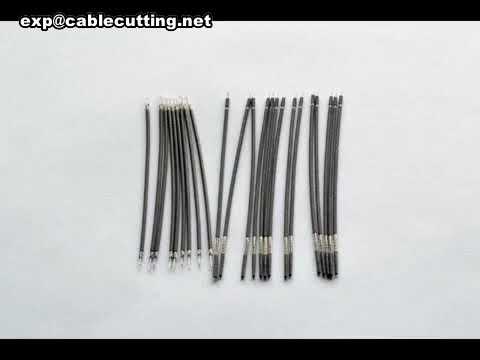 Machine automatique de coupe et dénudage de câble coaxial - équipement industriel performant