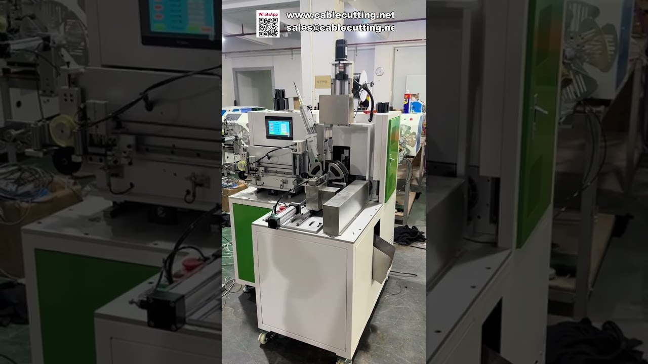 Machine Automatique de Comptage de Mètres, Coupe, Enroulement et Nouage de Fil – Efficacité Industrielle
