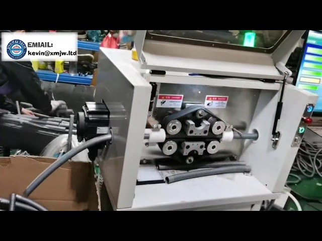 Machine de découpe rotative servo pour tubes 10-45 mm – Coupe personnalisée avec fonctions de fente et poinçonnage