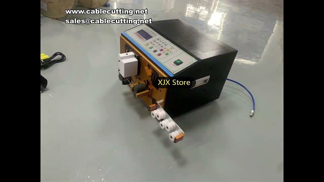 0 3 4 0mm2 Wire Stripping Peeling Cutting Machine 400W Automatic Adjustable Cable Cutter Stripper fo