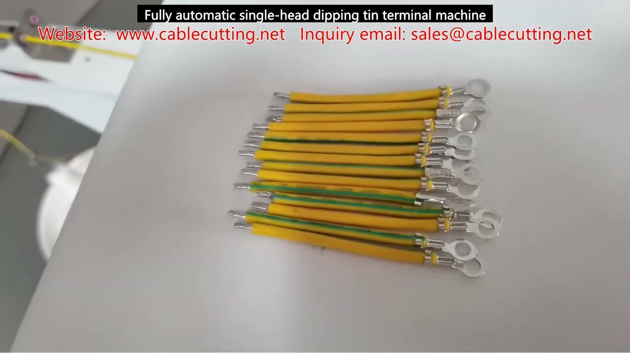 Machine à sertir les fiches étanches automatique à tête unique – Optimisation de la production