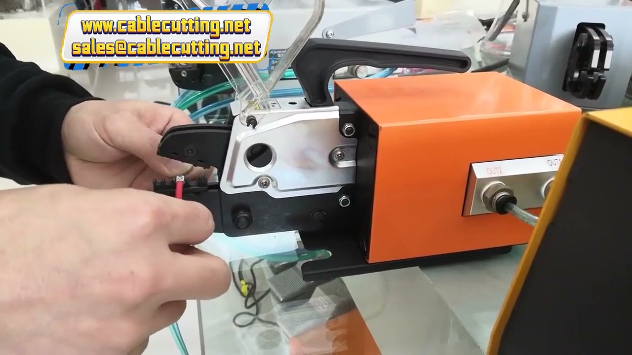 Machine à sertir pneumatique pour cosses | Livraison gratuite | Sertisseuse semi-automatique à air comprimé pour fils