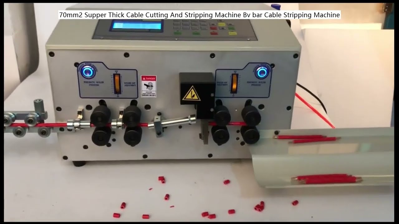 Machine de coupe et dénudage de câble super épais 70mm² – Dénudeuse pour barres BV