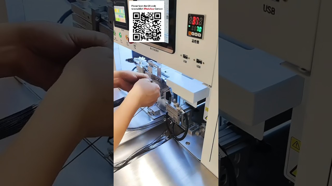 Impression laser automatique de tubes thermorétractables – Marquage, insertion et cuisson pour câbles