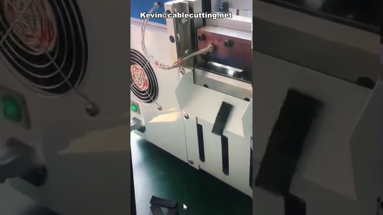Machine de coupe de tubes automatique LA-100A | Découpeuse PVC et caoutchouc avec gaine thermorétractable