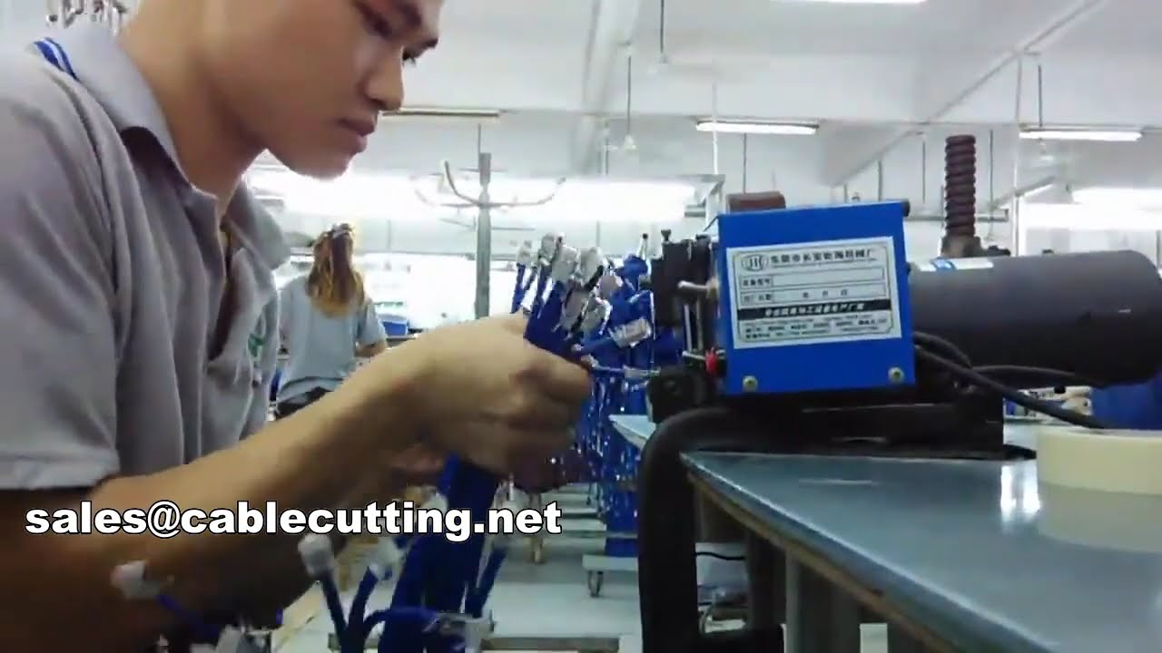 Processus de fabrication de câbles LAN : ligne automatisée de haute précision