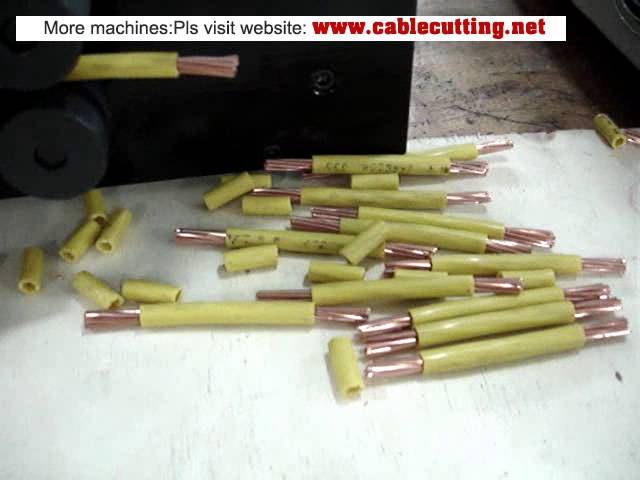 Machine à dénuder et couper WPM-09K : traitement des câbles 7 conducteurs 16 mm²