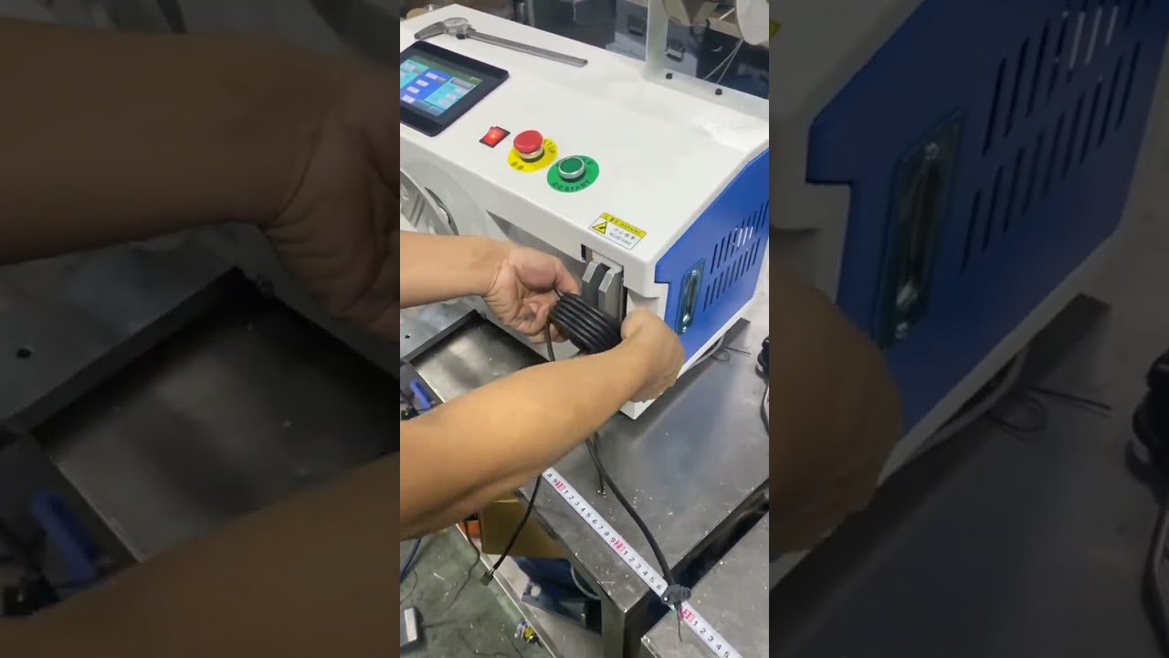 Machine d'enroulement et de ligature de fil avec rétention tête-queue - Automatisation #machine #automobile #bricolage
