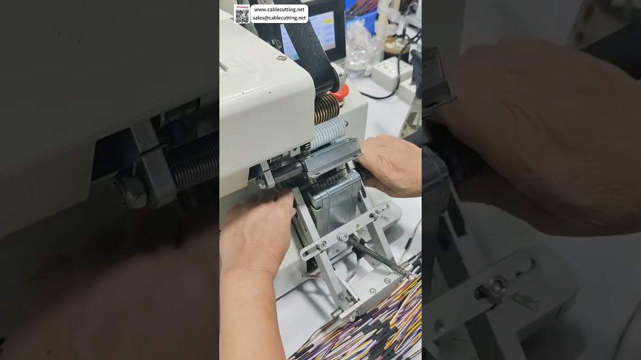 Machine d'enrubannage par points à haute efficacité - Regroupement automatique de câbles pour une production optimisée