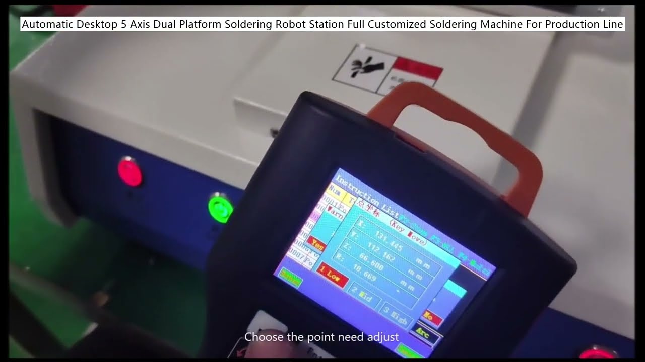 Robot de soudage automatique 5 axes sur bureau à double plateforme – Machine de soudage entièrement personnalisable