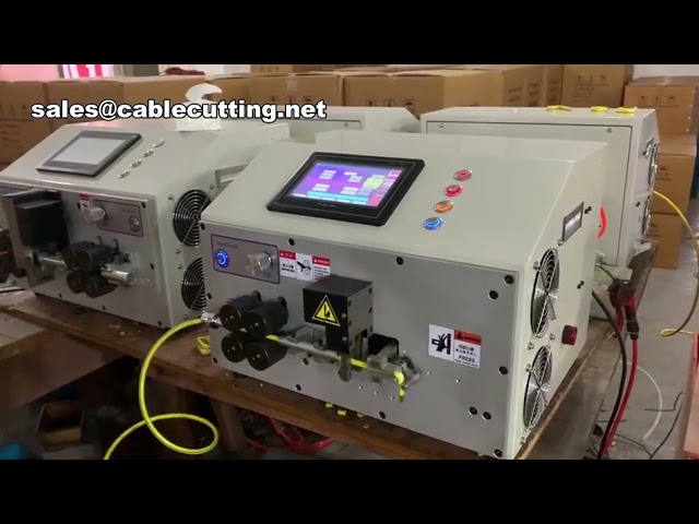 Machine à dénuder et plier les fils 6mm² - Longueur de pliage minimale 2,5 mm | Équipement de câblage automatisé