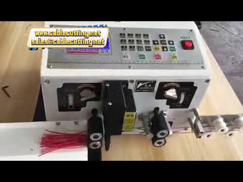 Machine de coupe et dénudage de câble plat mono/bi-conducteur – Automatisation précise