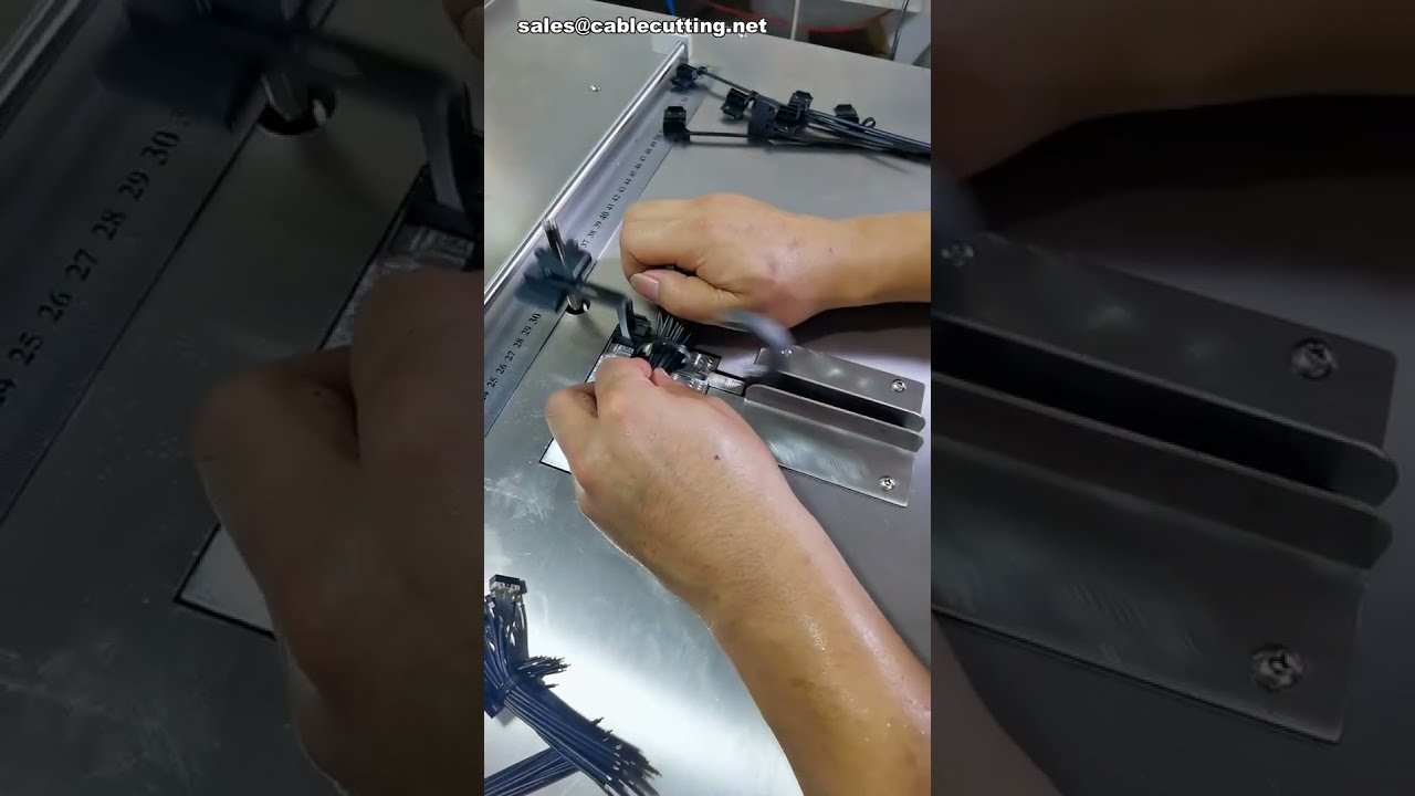 Machine à attaches de câble en nylon sur mesure – Performante sous 38°C #usine #machine