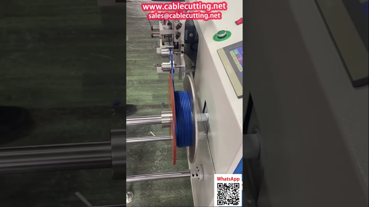 Machine tout-en-un pour fil électrique BV : comptage, alignement, enroulage et coupe automatisés