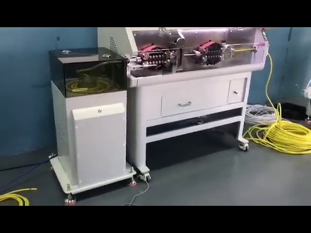 Machine automatique de coupe et dénudage de fils multicœur avec bobineuse WPM 680 3