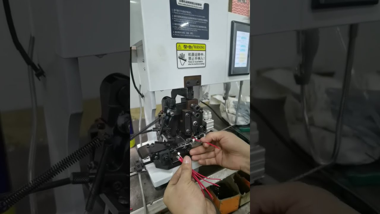 Machine à dénuder et à sertir 1.5T à écran tactile : le meilleur rapport qualité-prix pour votre usine #usine
