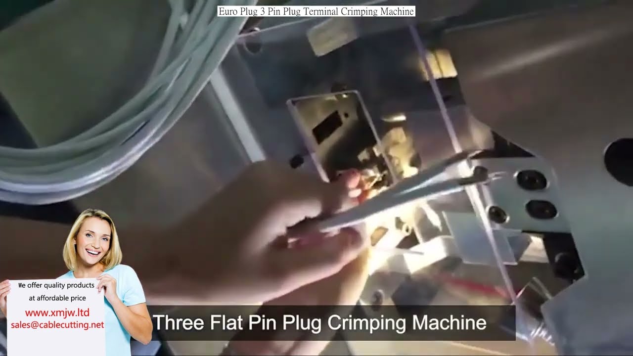 Machine à sertir les fiches Euro 3 broches – Sertissage automatisé de précision