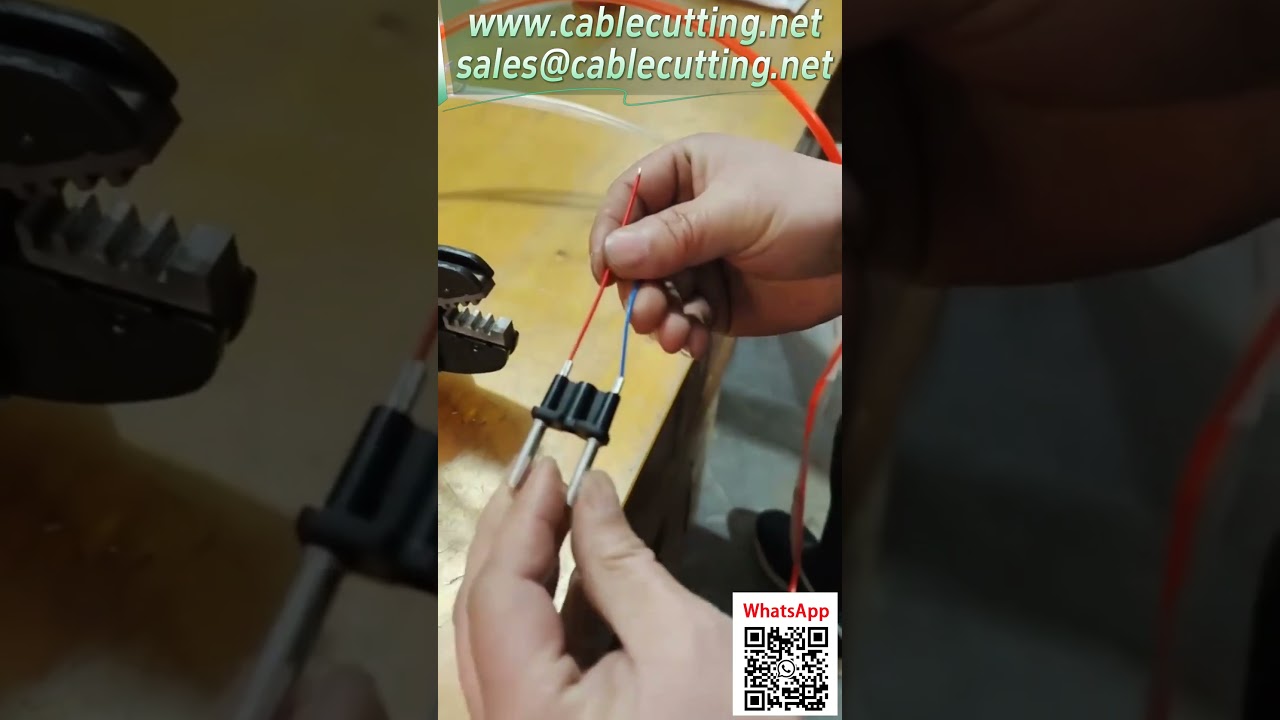 Machine à sertir pneumatique AM-10 : changement rapide de matrice pour cosses et bornes, support de personnalisation