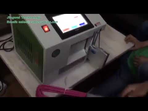 Machine à lier les sacs de pain de mie avec ruban métallique | Machine d'emballage automatique
