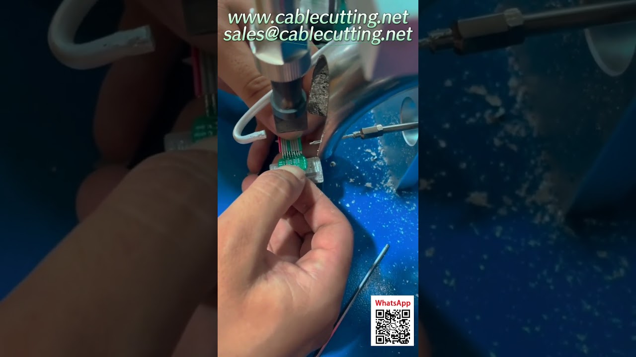 Machine de soudure semi-automatique pour câbles plats – Automatisation du traitement de fil