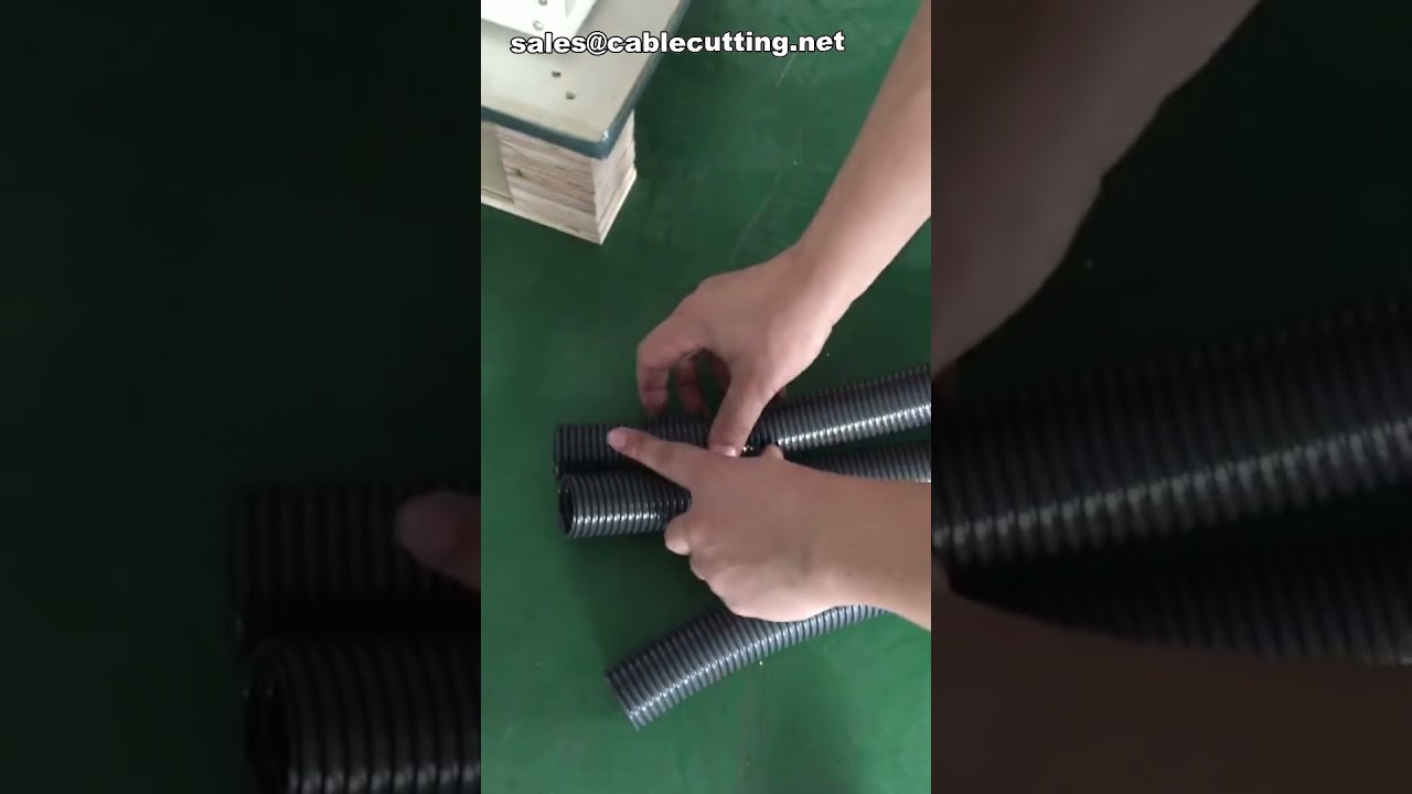 Machine de découpe de tuyaux PVC automatique | Découpe précise et rapide