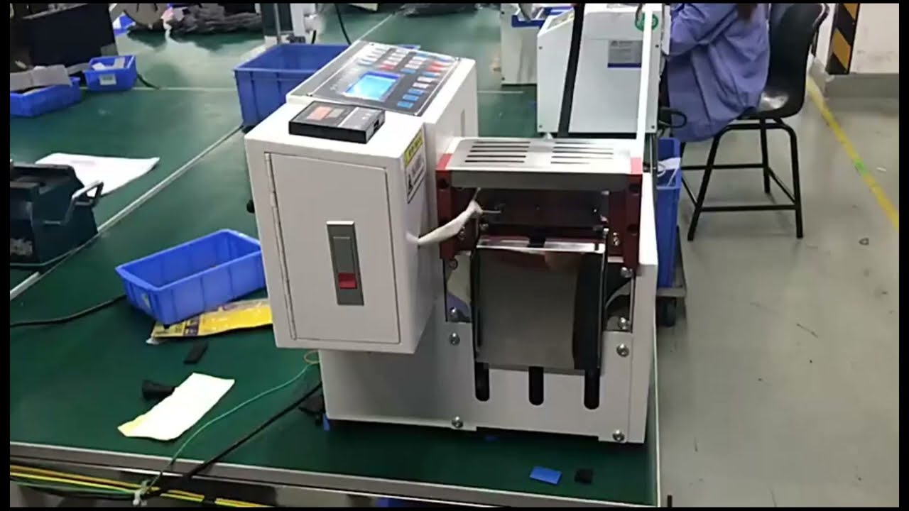 Machine de découpe à chaud automatique pour sangles élastiques, cordes polyester, tubes nylon et sangles