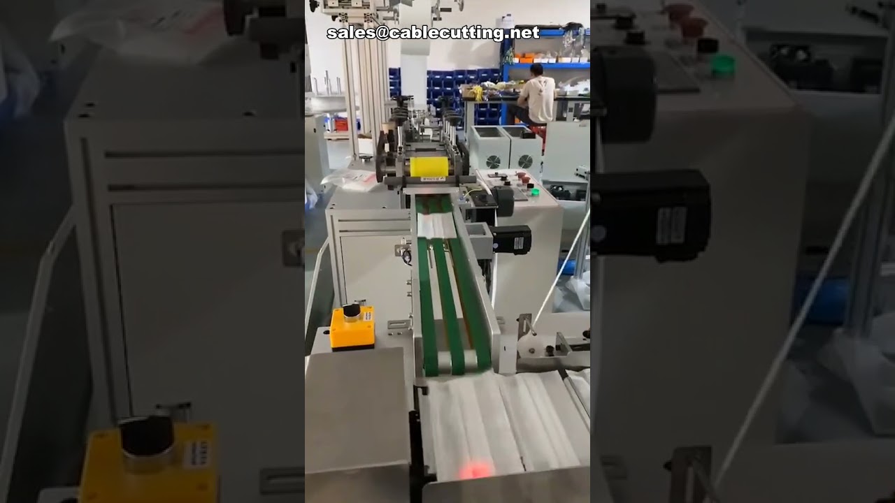 Machine de fabrication de masques plats jetables : Ligne de production automatique 1-tirage-2