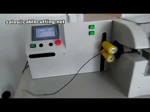 Démonstration de la machine à rubaner les faisceaux de câbles
