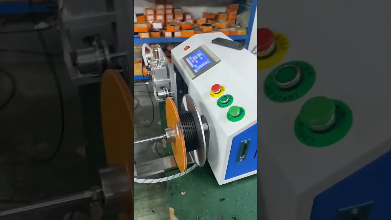 Machine Automatique de Comptage, Tri, Coupe, Bobinage et Enroulement de Fil (Diamètre 1-8 mm) #machine