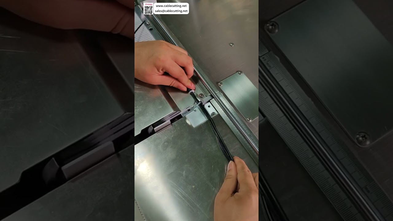 Machine à colliers de serrage en nylon : alimentation et verrouillage automatiques à haute vitesse pour fardelage continu