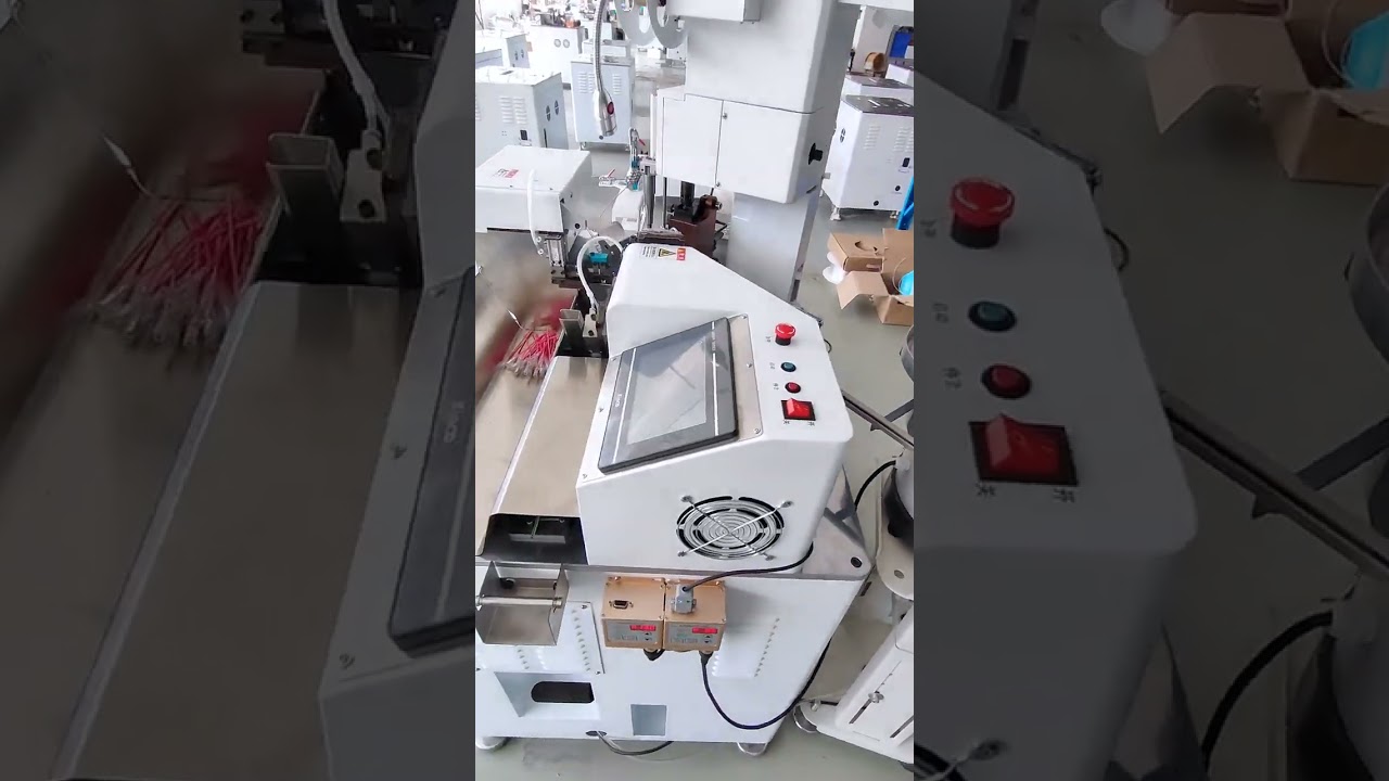 Étamage et Insertion de Boîtier - Traitement de Faisceaux de Câbles | Machine Automatisée #usine #machine #dénudeuse