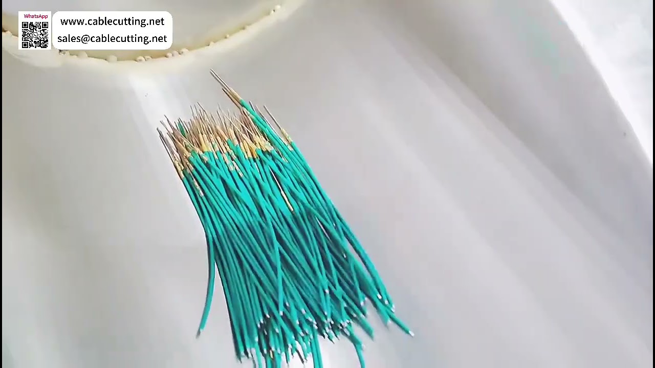 Machine de sertissage entièrement automatique pour connecteurs RJ - Broches dorées et faisceaux automatiques
