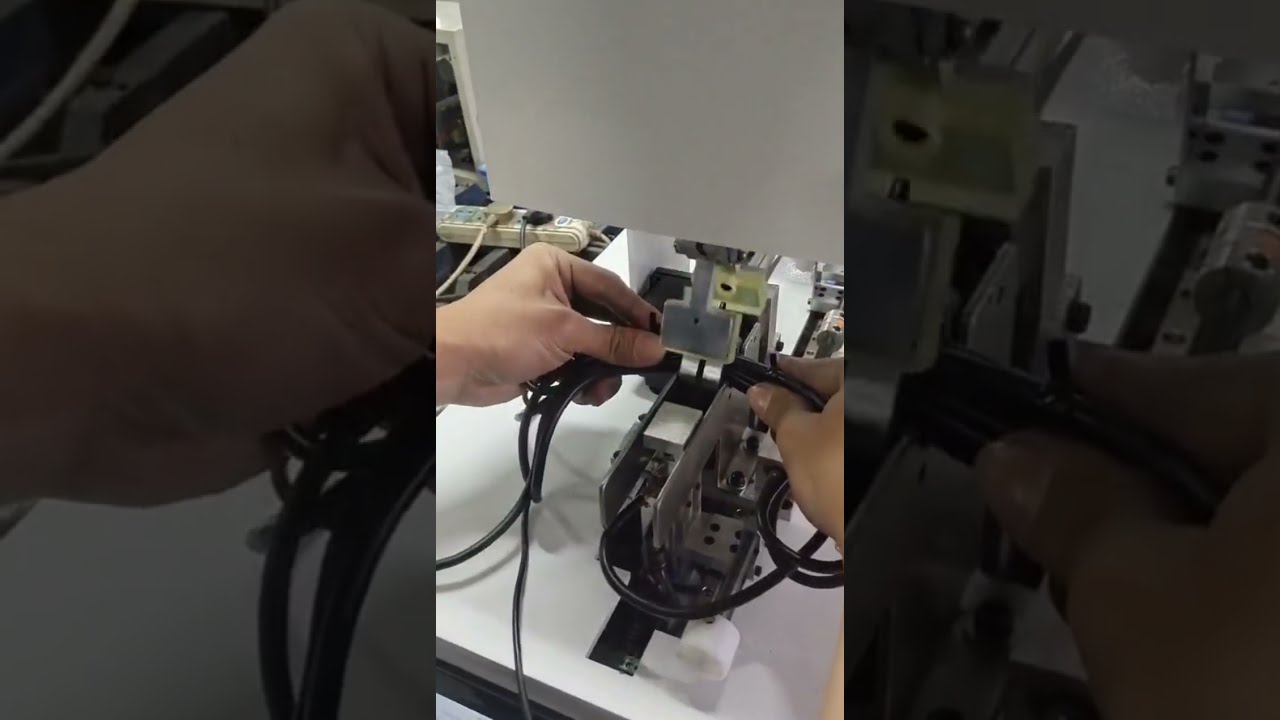 Machine à ligaturer automatique sans noyau : Démo en direct #usine #machine