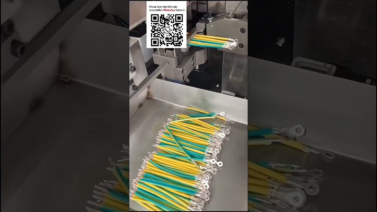 Machine de sertissage et d'étamage entièrement automatique pour le traitement haute qualité des fils électroniques